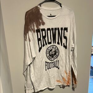 Tie Dye Cleveland Browns Women’s Long Sleeve shirt